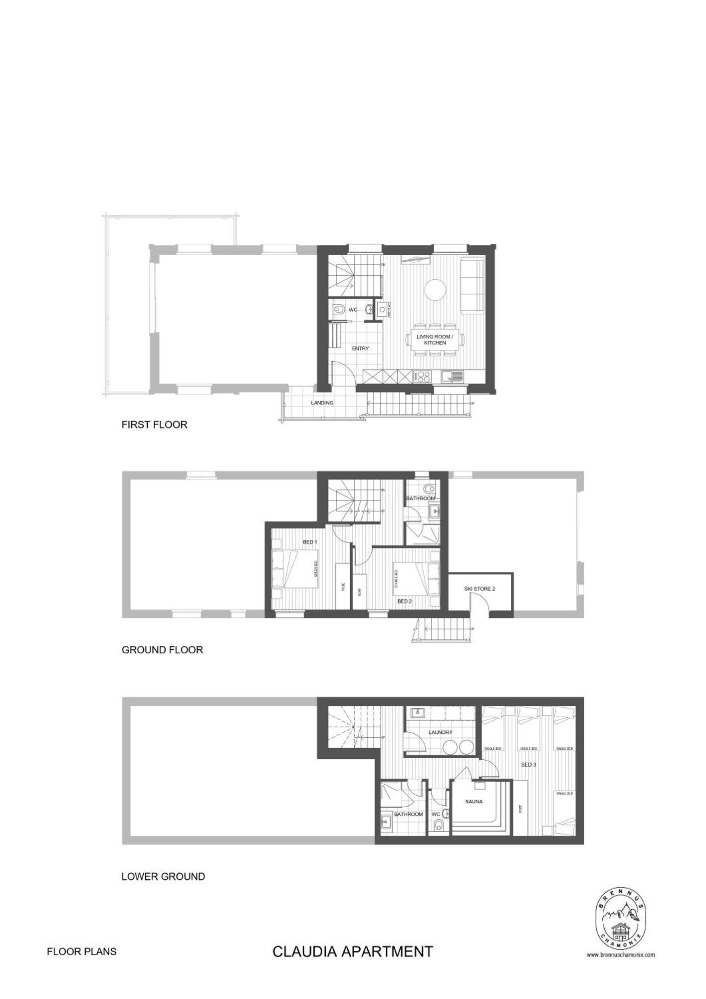 Chalet Claudia By Brennus Chamonix Bagian luar foto